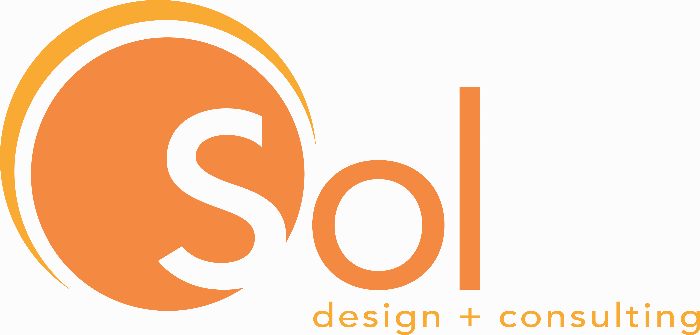 Sol design + consulting company logo