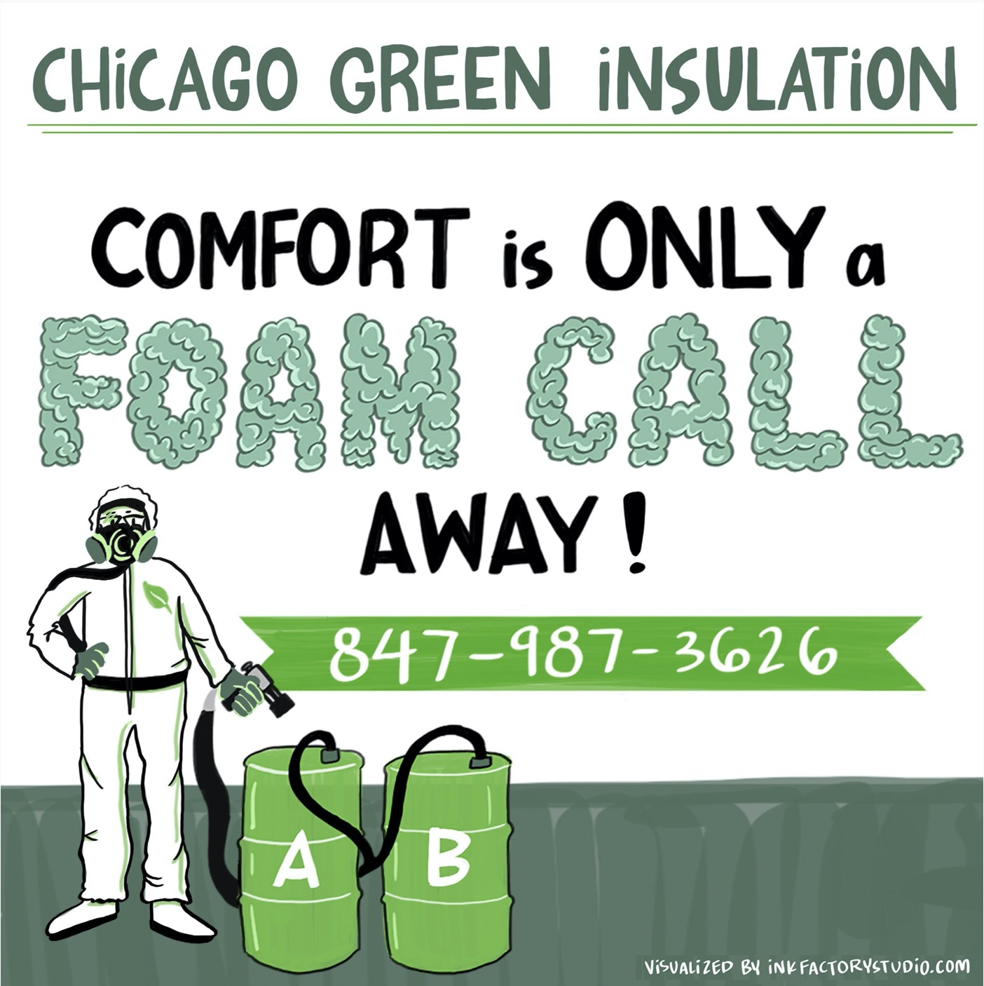 Chicago Green Insulation company logo